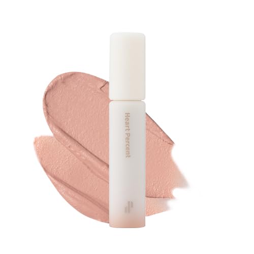 Heart Percent Dote On Mood Lip Base 01 Cream Beige in use for a smooth, even lip canvas