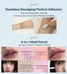 Heart Percent Dote On Mood Lip Pencil ready for daily use, compact and retractable.