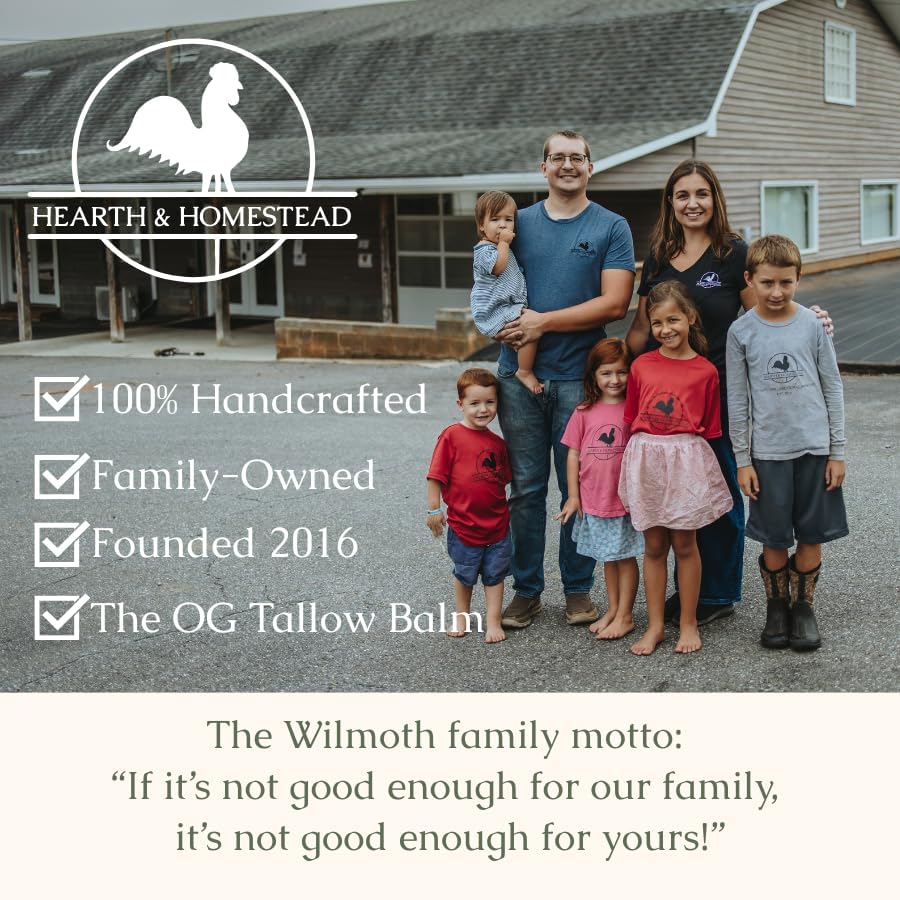 Grass-fed tallow and cod liver oil nourish skin with vitamins.