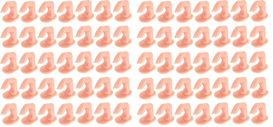 Hedume practice fingers 120-pack for repeated nail art training at home or salon