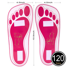 HeeStar adhesive feet protectors offer easy application and hygienic protection for salon clients.
