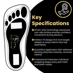 HeeStar non-slip feet protectors stay secure while applying tan