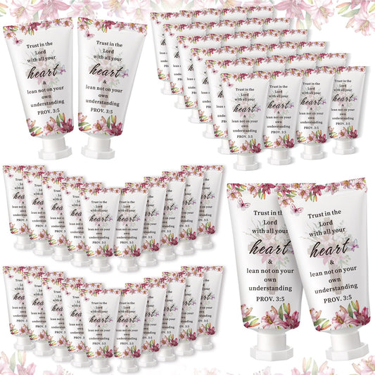 Heigble Bible hand cream bottle shows compact travel size for on-the-go moisture.
