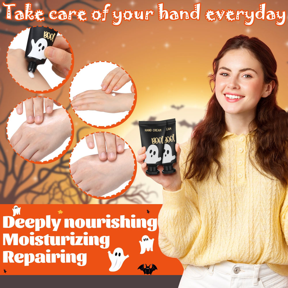 Heigble ghost hand cream with vanilla scent, soothing aroma for relaxation and mood uplift.