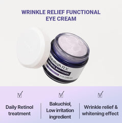 HEIMISH RX brightening eye cream with 5% niacinamide targets dark circles.