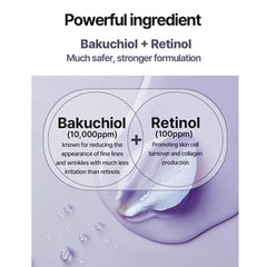 HEIMISH RX eye cream close-up highlighting wrinkle-softening around the eye area.