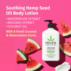 Hempz Body Lotion Lightweight Absorption close-up emphasizing non-greasy feel.
