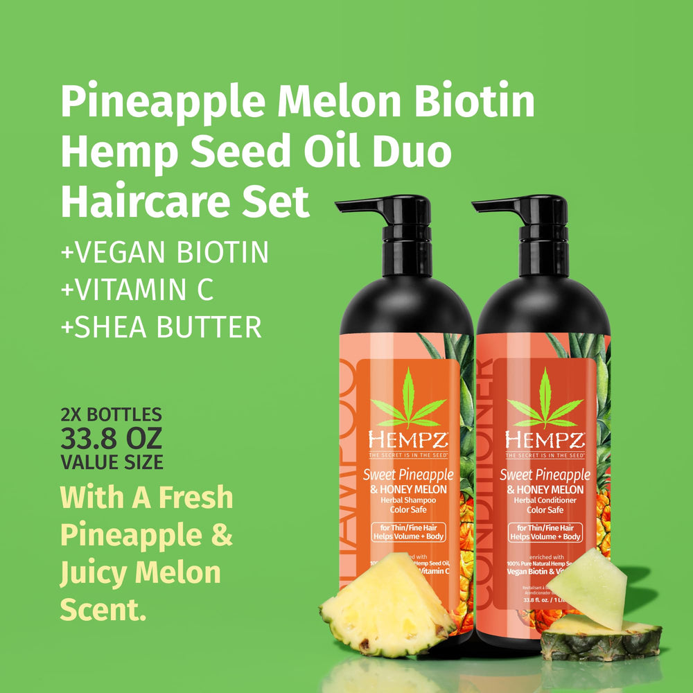 Hempz Hair Conditioner bottle with same scent for moisture and shine