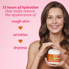 Hempz Lux Body Cream pineapple-melon scent delivers crisp aroma