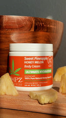 Hempz Lux Body Cream USA-made label signals quality