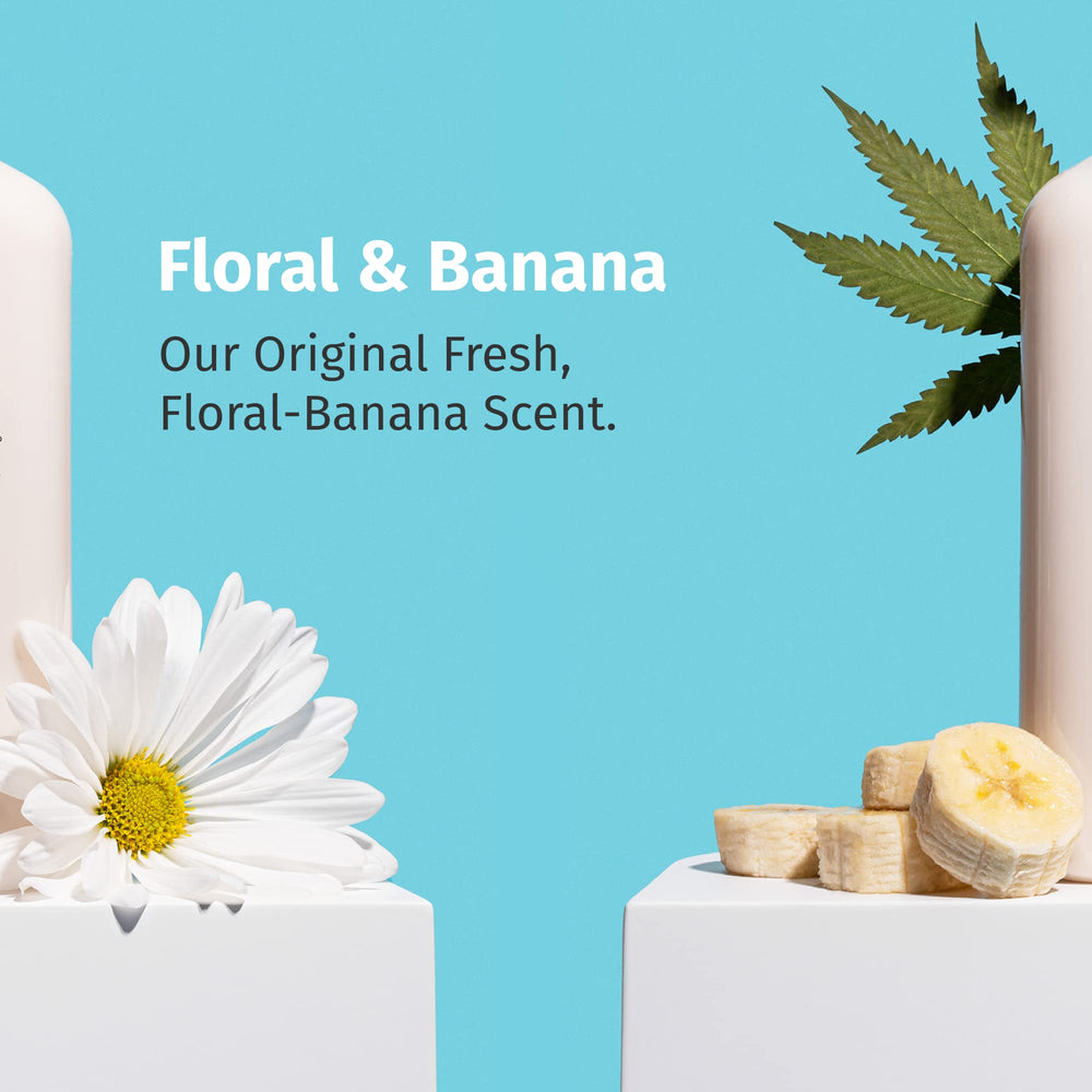 Applying Hempz Original by hand illustrates quick, comfortable daily moisture for dry skin.