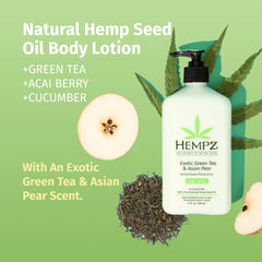 Hempz shea butter cream application highlights rich moisture for dryness.