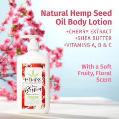 Hempz Shea butter swatch emphasizes rich moisturization and comfort.