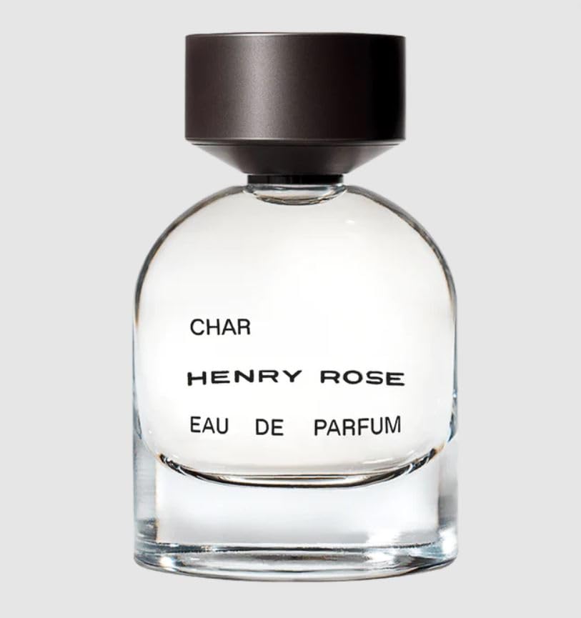 Henry Rose Char EDP bottle pour, ideal for everyday wear and layering.