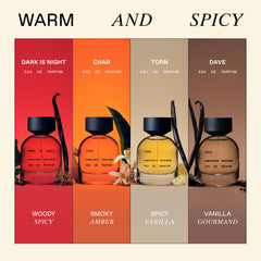 Henry Rose Dark Is Night packaging carton, sustainable materials and reduced footprint.