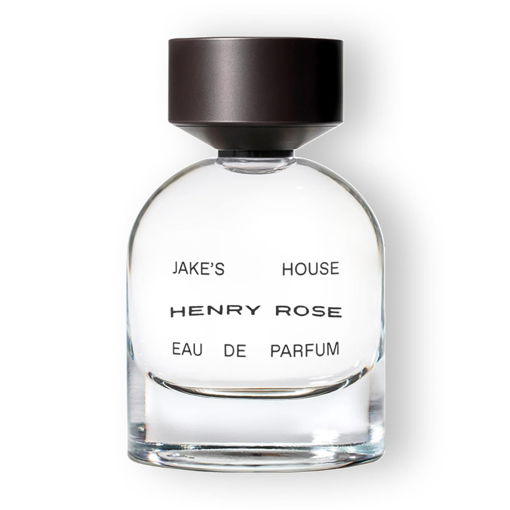 Henry Rose Jake's House bottle front view, unisex musk-inspired fragrance.
