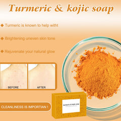 Hepanio turmeric cleansing soap bar provides long-lasting skin nourishment