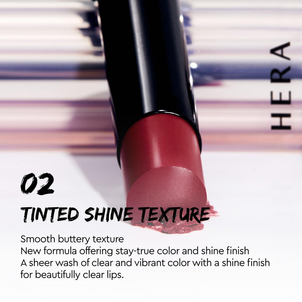 HERA Sensual Tinted Shine Stick lip application with precise, even coverage