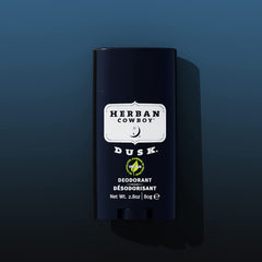Herban Cowboy Deodorant Dusk powder form applies easy and absorbs