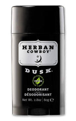 Herban Cowboy Deodorant Dusk bottle with warm scent for day or night use