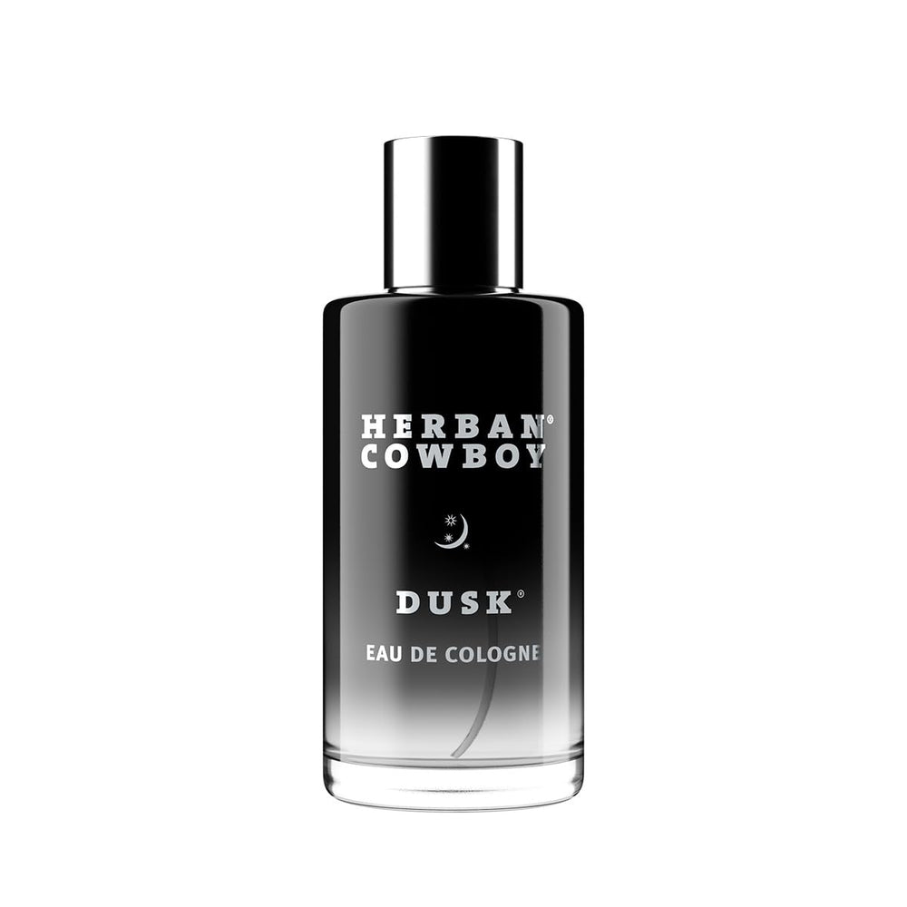 Herban Cowboy Dusk bottle front view for confident daytime wear