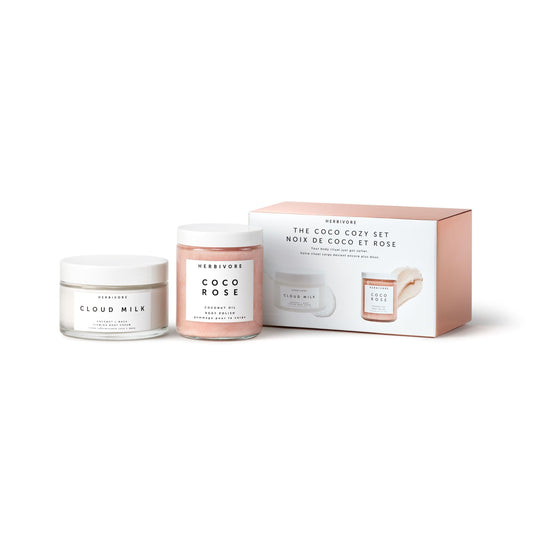 HERBIVORE Coco Rose Body Polish scoop highlights silky exfoliation for radiant skin