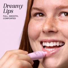 HERBIVORE Dream Jelly lip balm offers naturally-derived strawberry flavor for a pleasant taste.