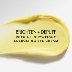 Application on eye area with gentle tapping for de-puffing.