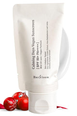 Herbloom Calming Days sunscreen bottle provides lightweight, non-greasy sun protection for daily use.
