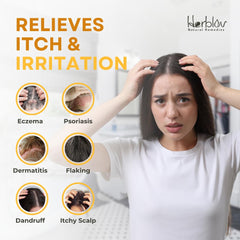 Herblov eczema shampoo aftercare routine supports moisturized scalp