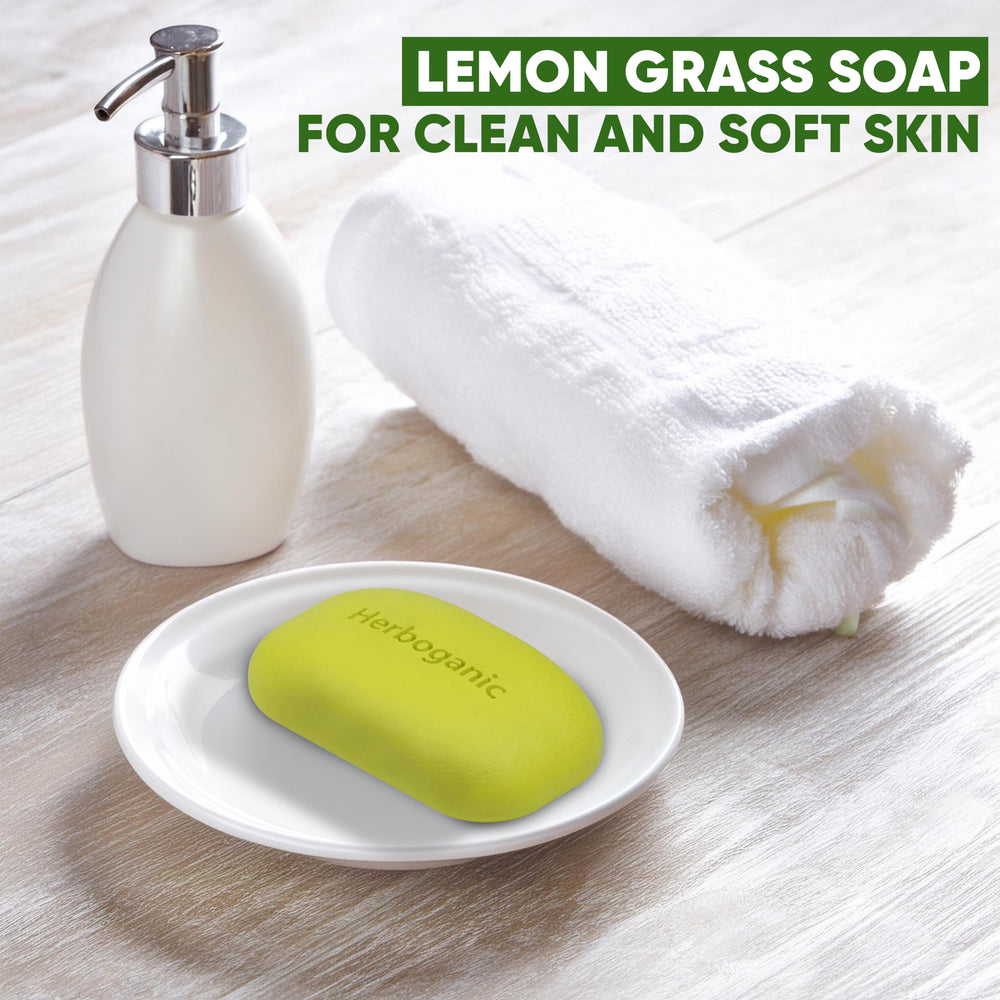 Lemongrass infusion refreshes the skin without harsh chemicals.