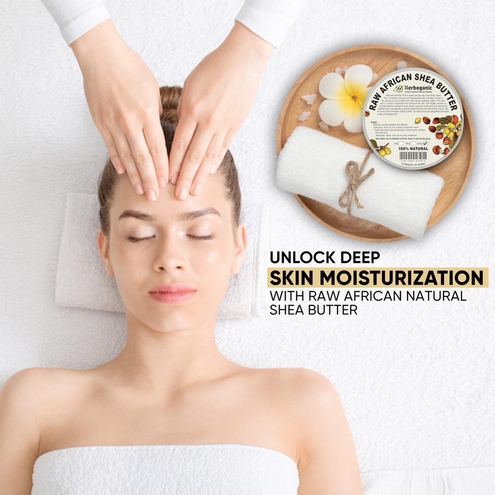 HERBOGANIC Shea Butter hands-velvety-skin demonstrates a luxurious moisturizer for hands.