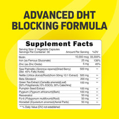 Herbtonics Hair Growth Vitamins packaging on shelf signals trusted quality.