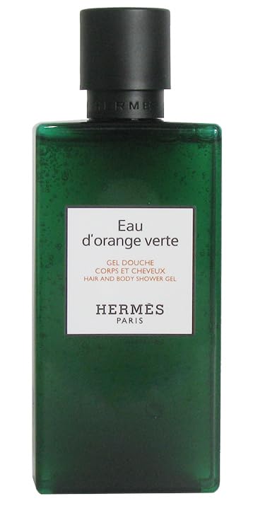 Hermes Eau dOrange Verte bottle front view for a refreshing cleanse