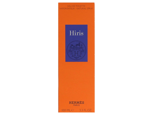 Hermès Hiris bottle close-up highlighting iris-inspired elegance for a refined scent moment.