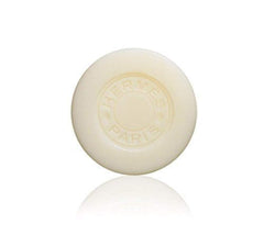 Hermès Paris logo seal on wrapped soap signals authentic luxury.