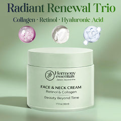 Hermony Essentials anti-aging cream texture close-up for smoother, hydrated skin