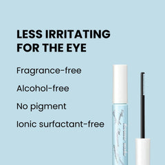 Heroine Make remover bottle for oil-free gentle mascara removal.