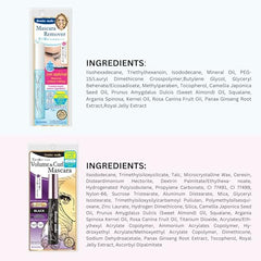 Heroine Make mascara wand close-up showing curl-locking curvy brush