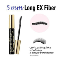 Heroine Make mascara wand close-up shows lash lifting and curl
