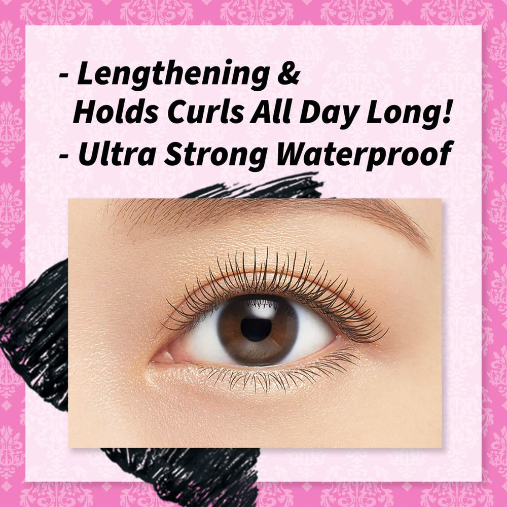 Heroine Make mascara waterproof formula close-up for humid days