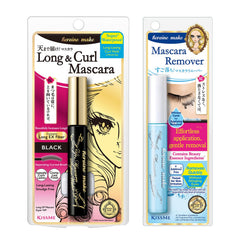 Heroine Make waterproof mascara wand for precise application and defined lashes.