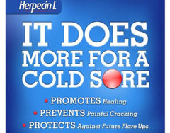Herpecin L lip protectant SPF 30 travel-friendly packaging in a bag.
