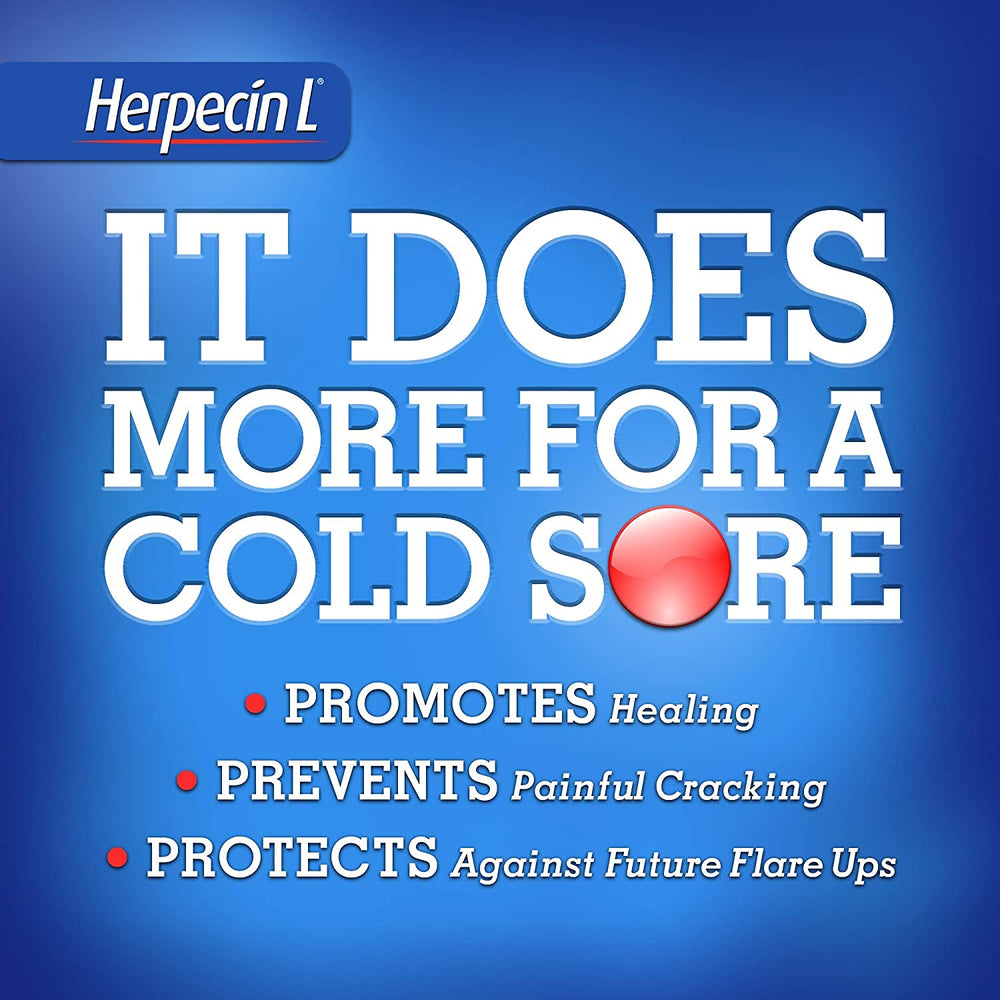 Herpecin-L lip balm with lysine and vitamins supports gentle healing and care.