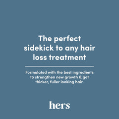 hers Full Volume Shampoo 2-pack packaging on shelf