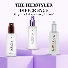 Serum used on all hair types including color-treated hair