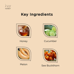 Hey Honey 24Seven texture refinement visual demonstrates smooth skin appearance.