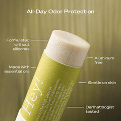 Hey Humans deodorant cucumber-kiwi fragrance travel pack demonstrates portability.