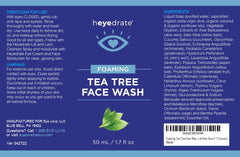Heyedrate aloe-vera soothing sensation for gentle cleansing.