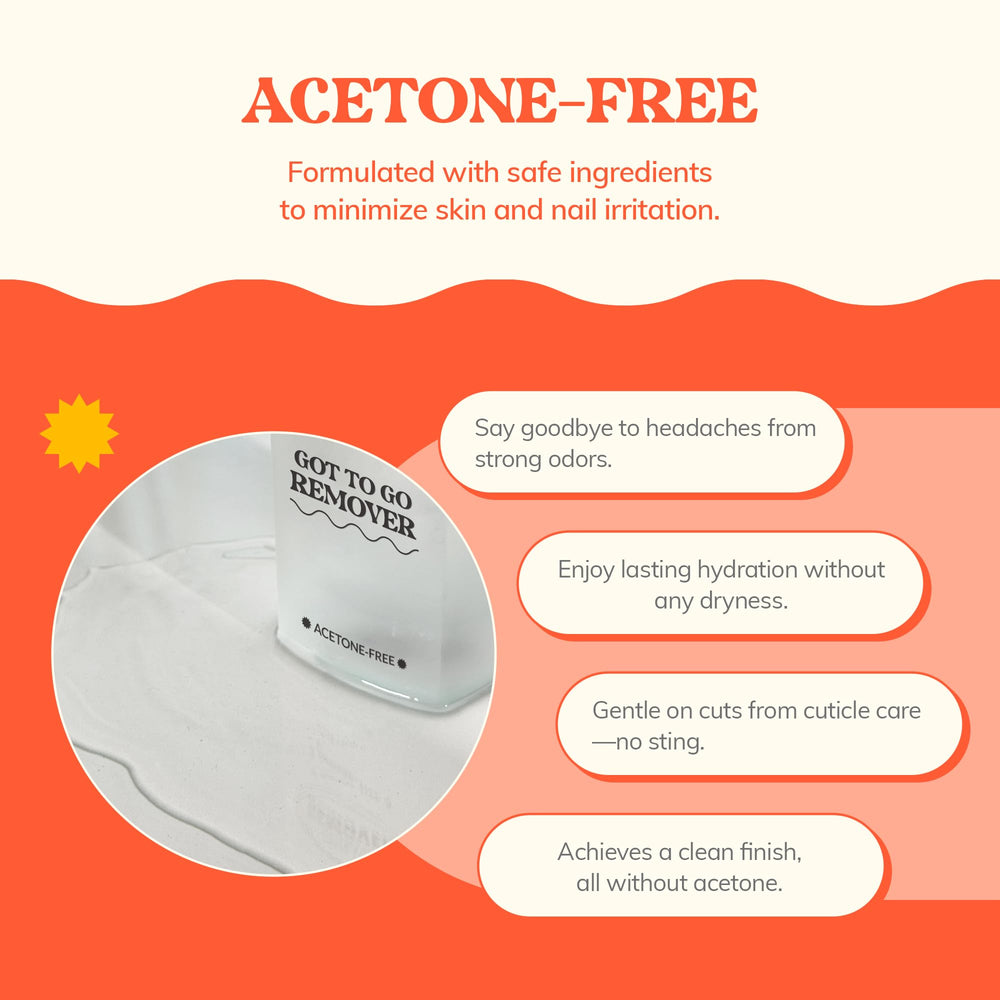 Heyhae Got To Go Remover moisturizing essence on skin highlights hydration during removal.